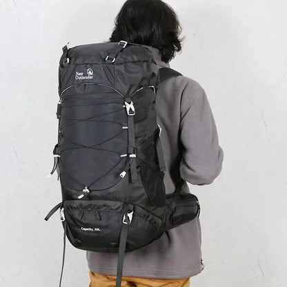 RuggedTrail 50L Waterproof Hiking And Camping Backpack 3