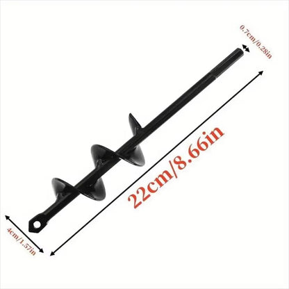 GardenMaster Spiral Bulb And Hole Digger Drill Bit Set 7