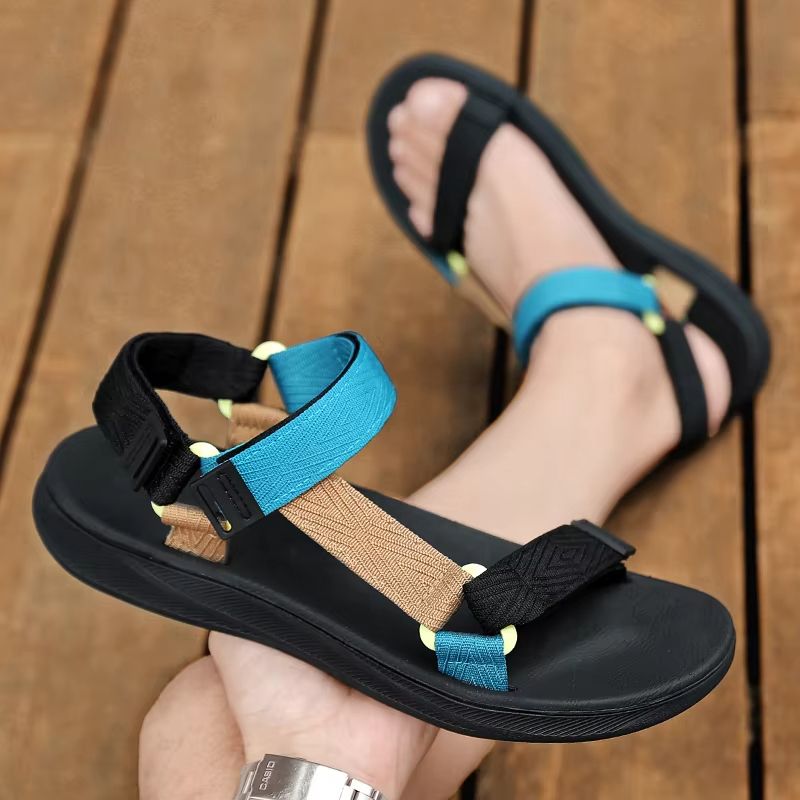 Mens Arch Support Gladiator Sandals With AntiSkid Yoga Insole 4
