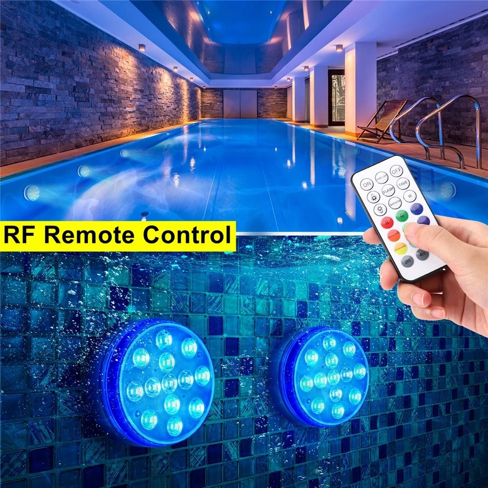 Waterproof Submersible LED Pool Light With Remote Control And 13 RGB LEDs For Pool Aquarium And Pon 1