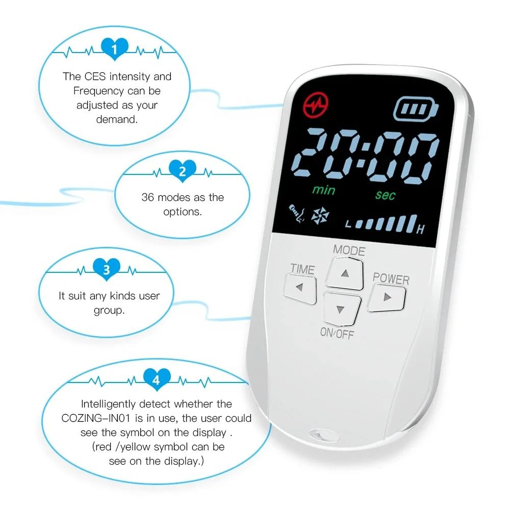 Alpha CES Brain Stimulation Device For Sleep Insomnia Anxiety And Migraine Relief 2