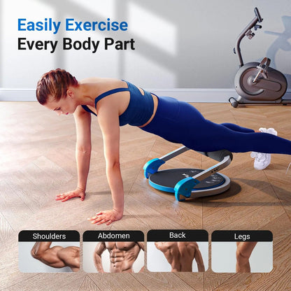 Adjustable Resistance Ab Workout Machine With Automatic Rebound For Home Gym Sit Up And Core Traini 3