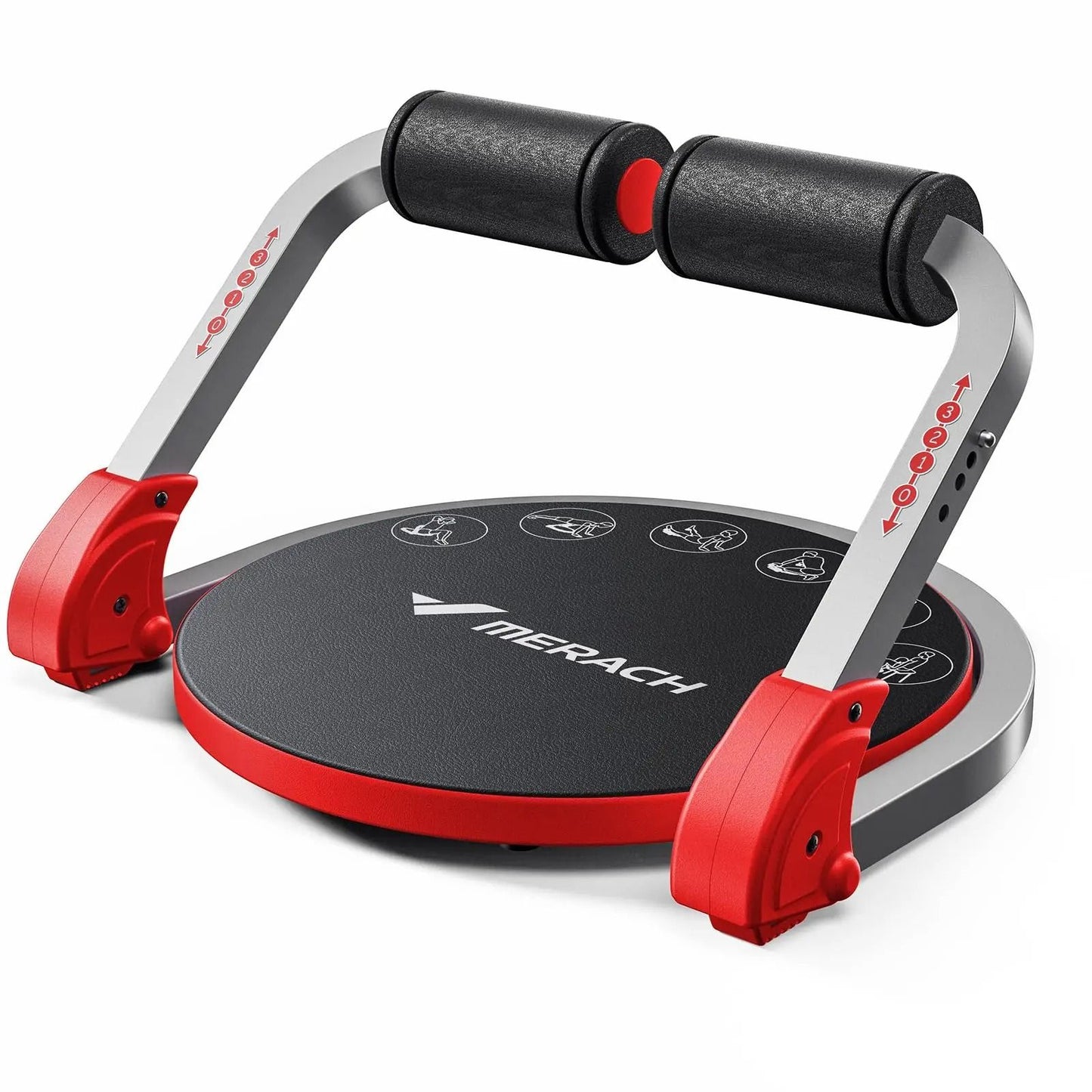 Adjustable Resistance Ab Workout Machine With Automatic Rebound For Home Gym Sit Up And Core Traini 6