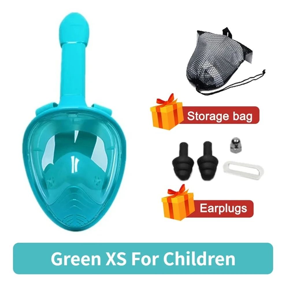 Full Face Snorkeling And Diving Mask With Anti Fog Design For Kids And Adults 10