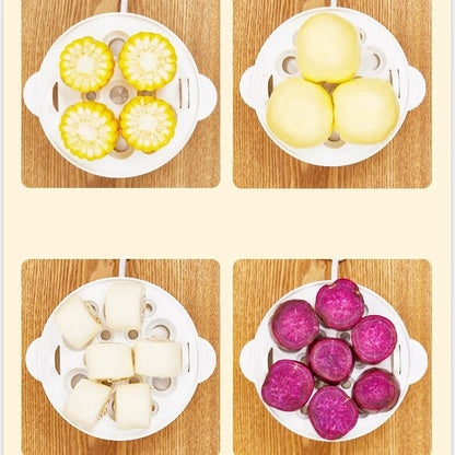 Multifunctional Electric Egg Boiler And Steamer With Double Layers For Breakfast Cooking And Kitche 2