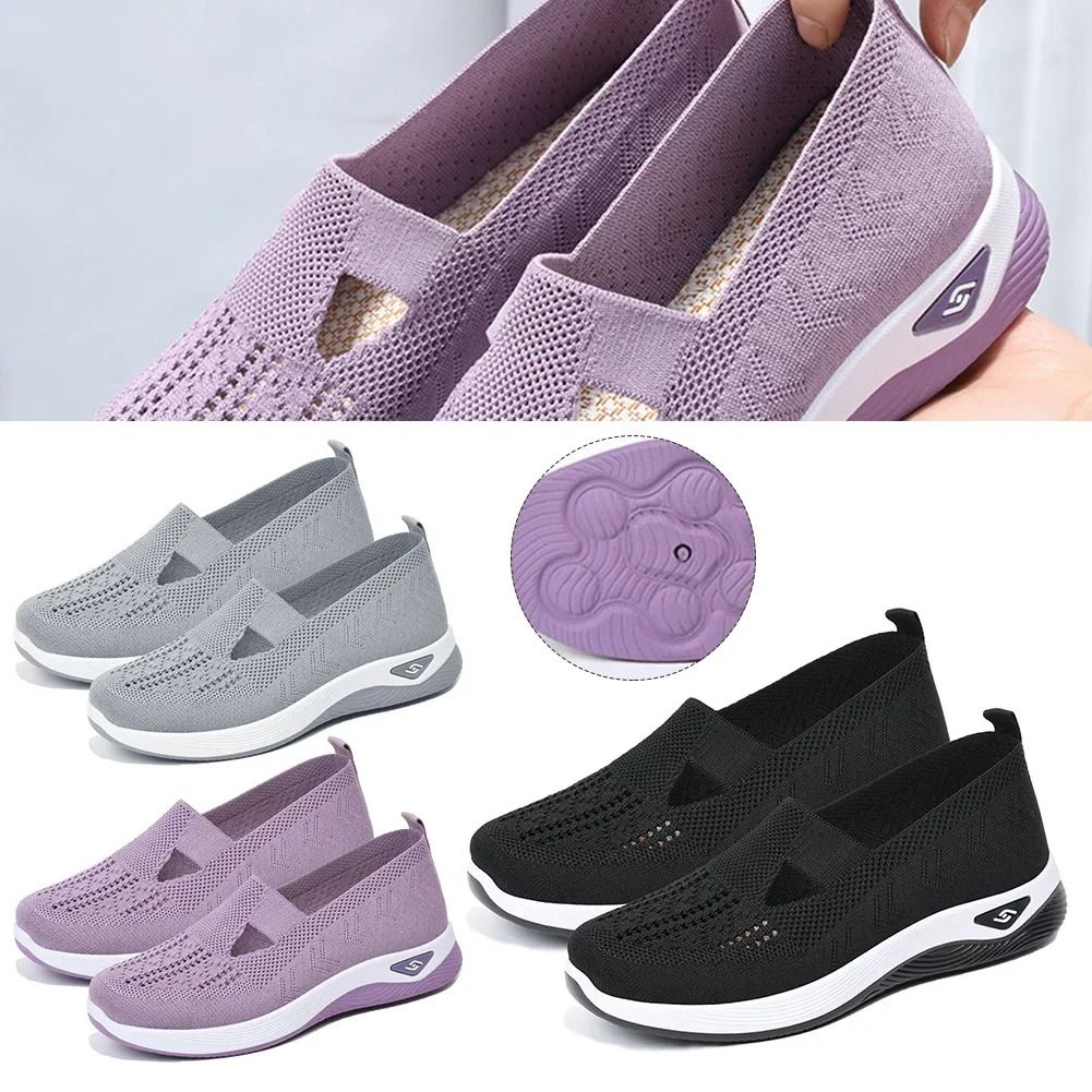 Breathable Barefoot Orthopedic Walking Sneakers with Arch Support and Non Slip Sole for Women