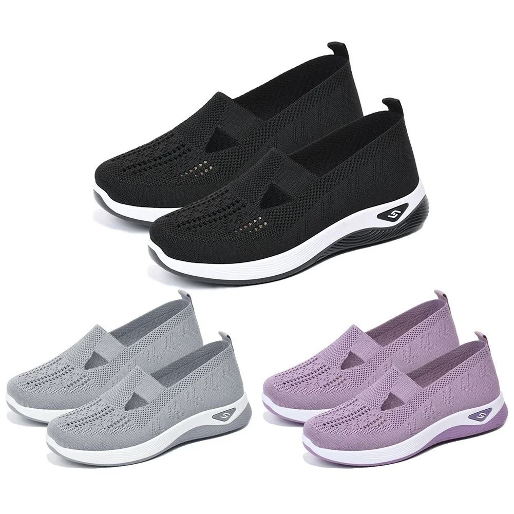 Breathable Barefoot Orthopedic Walking Sneakers With Arch Support And Non Slip Sole For Women 1