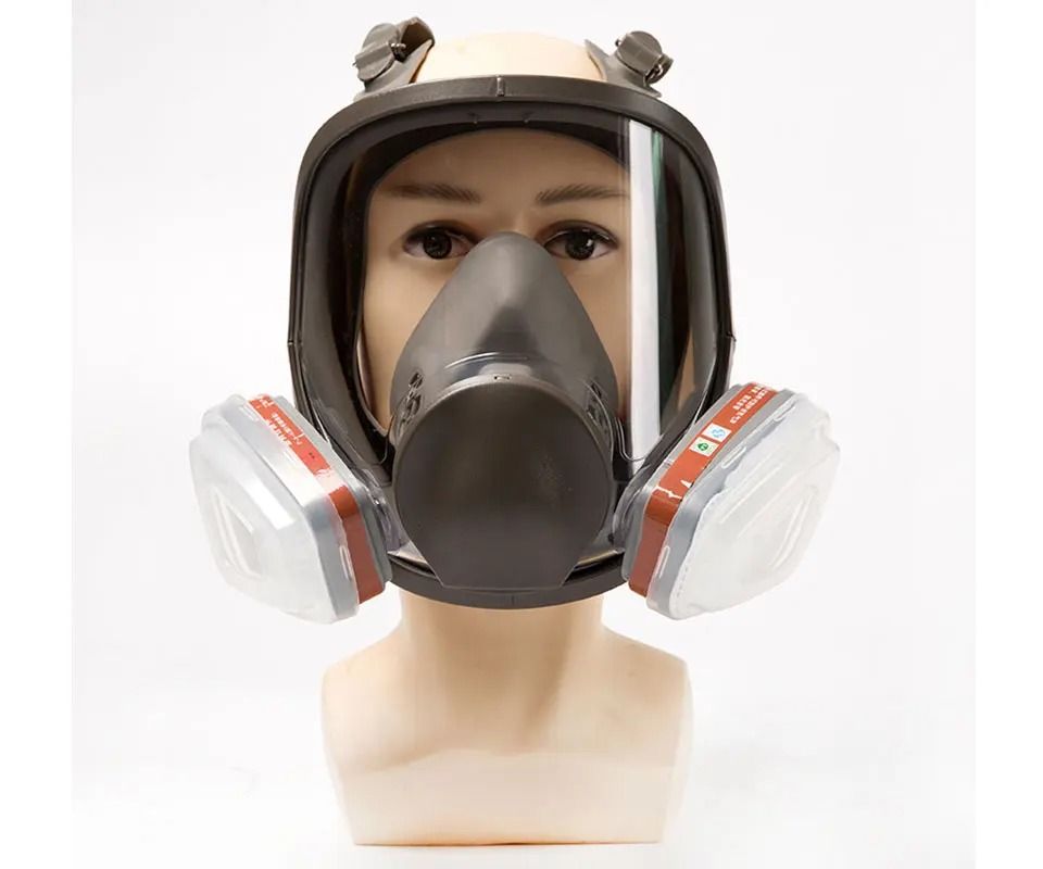Full Face Gas Mask With Filter For Industrial Safety Spraying And Formaldehyde Protection 2