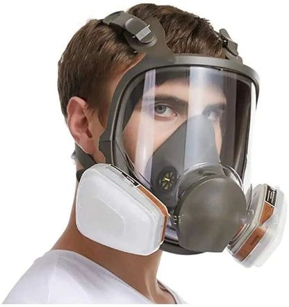 Full Face Gas Mask With Filter For Industrial Safety Spraying And Formaldehyde Protection 3