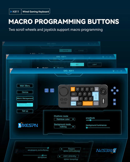 Programmable Mechanical Keypad With Scroll Wheel And Joystick 3