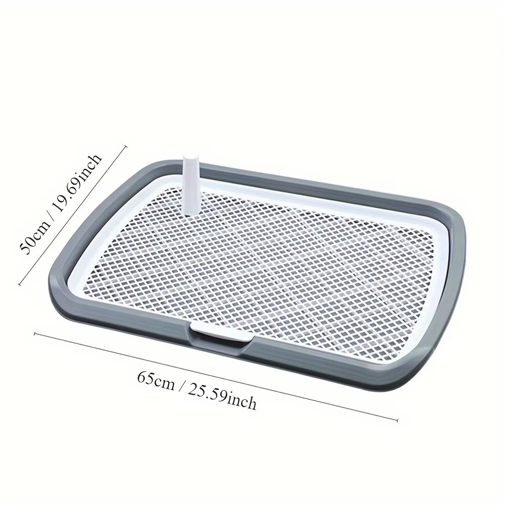 Reusable Dog Potty Training Tray With Removable Net  Indoor Pet Toilet For Small Dogs  Puppies 1