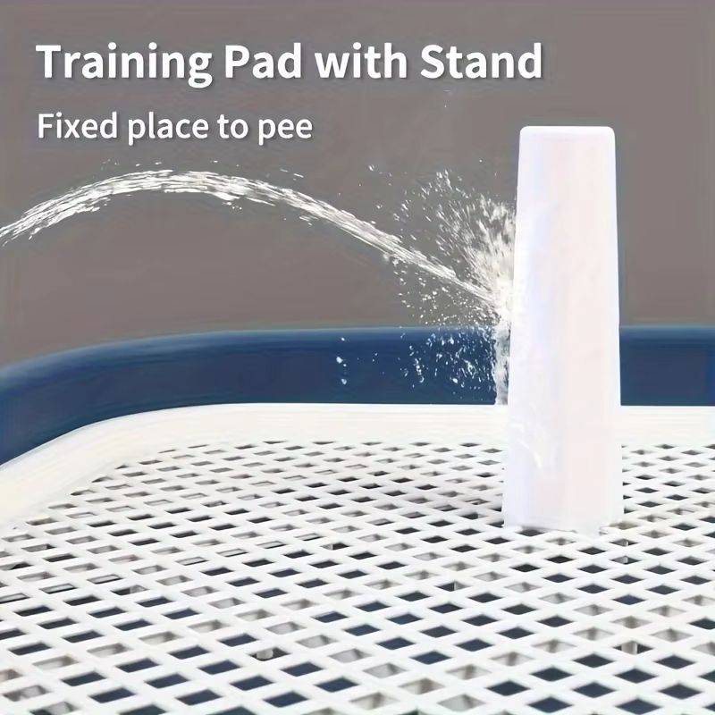 Reusable Dog Potty Training Tray With Removable Net  Indoor Pet Toilet For Small Dogs  Puppies 3