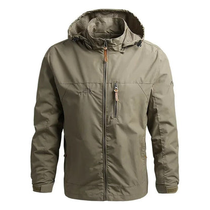 Mens Waterproof Hooded Windbreaker Jacket For Camping Hiking And Outdoor Sports 2