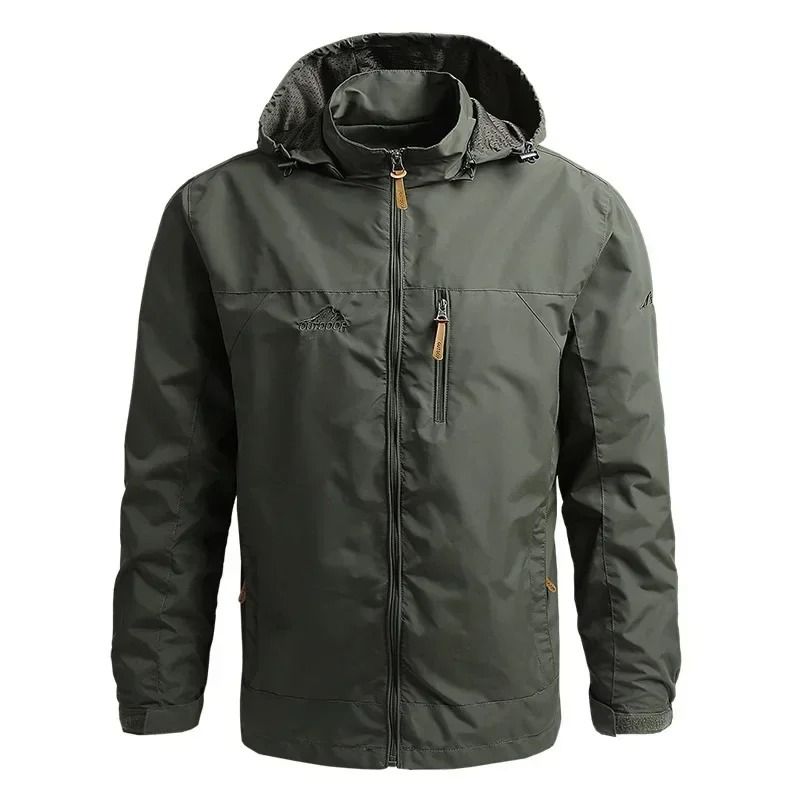 Mens Waterproof Hooded Windbreaker Jacket For Camping Hiking And Outdoor Sports 9