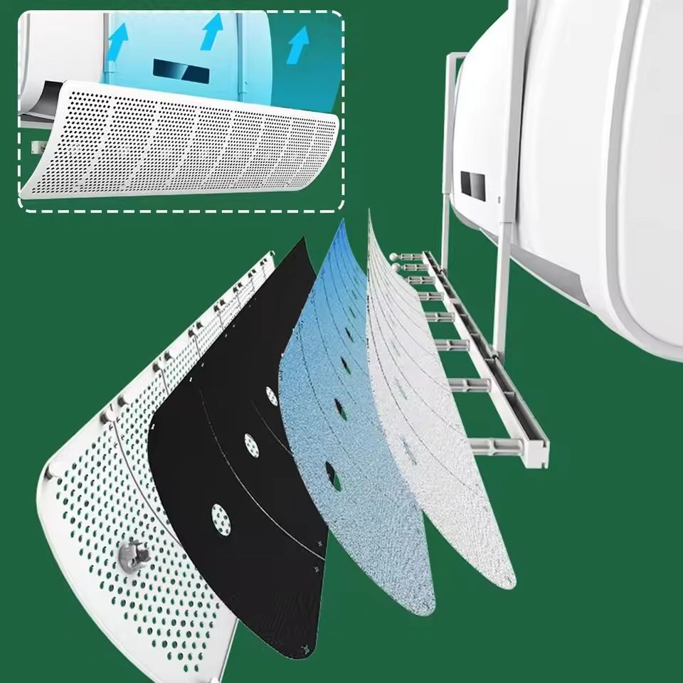 Air Conditioner Wind Deflector Filter Wall Cover For Home Units 2