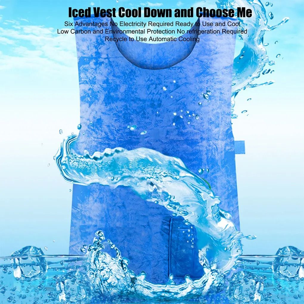 Summer Cooling Vest Lightweight Waterproof Comfort Cold Undershirt 2