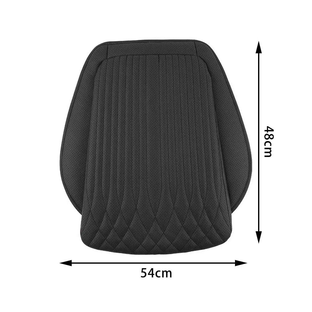 Front Car Seat Cover PU Leather Cushion Protector Universal Auto Pad For Driver And Passenger Seats 5