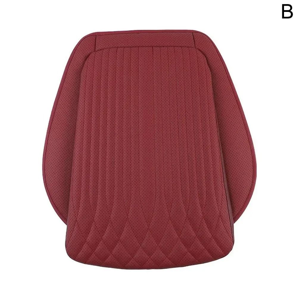 Front Car Seat Cover PU Leather Cushion Protector Universal Auto Pad For Driver And Passenger Seats 8