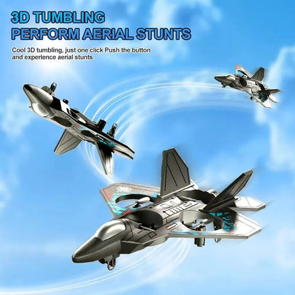 24G L0712 RC Foam Fighter Plane  GravitySensing Glider With LED Light For Kids  Beginners 8