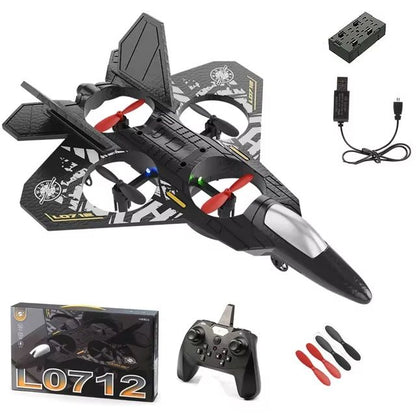 24G L0712 RC Foam Fighter Plane  GravitySensing Glider With LED Light For Kids  Beginners 10
