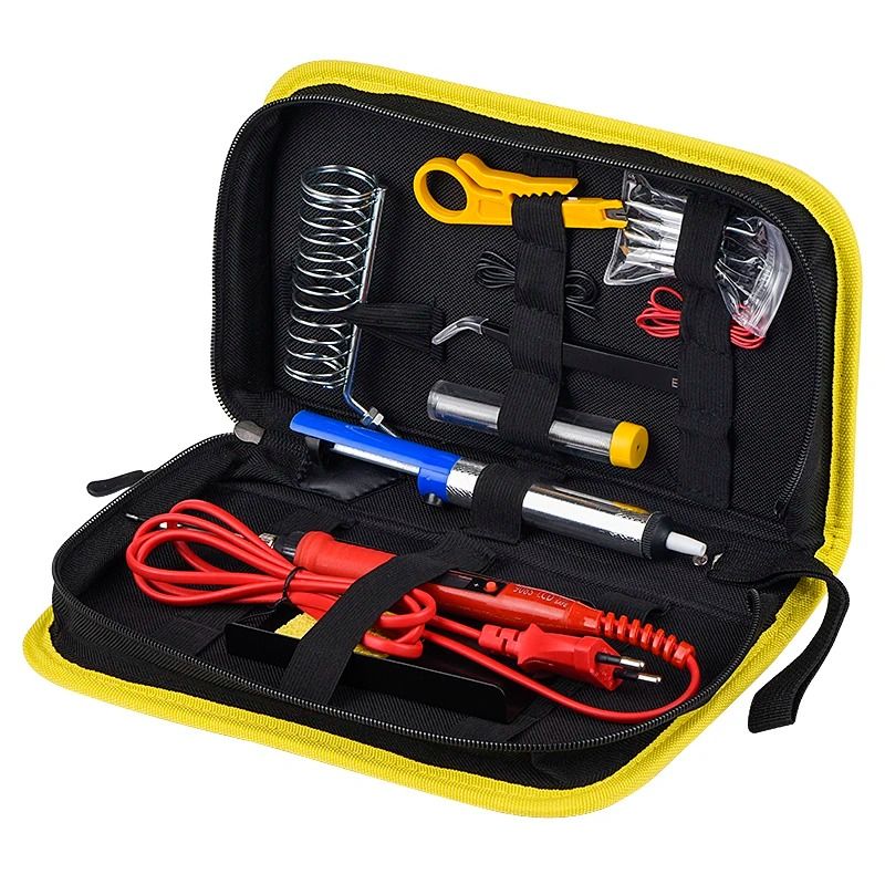 JCD Soldering Iron Kit Adjustable Temperature 220V 80W LCD Digital Display Welding Repair Tools Wit 3