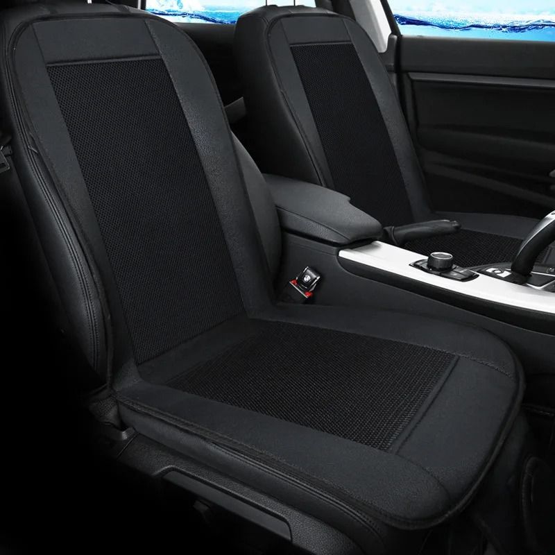 DC 12V 3D Spacer Car Summer Cool Air Seat Cushion With 8Fan Ventilation 6