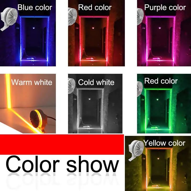 LED Window Sill Light Warm Glow Wall Lamp 4