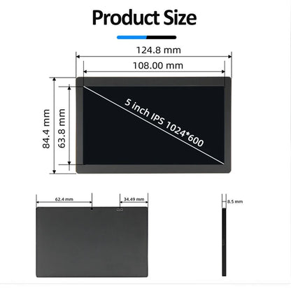 Mini IPS Secondary Screen Monitor With Type C Support 6