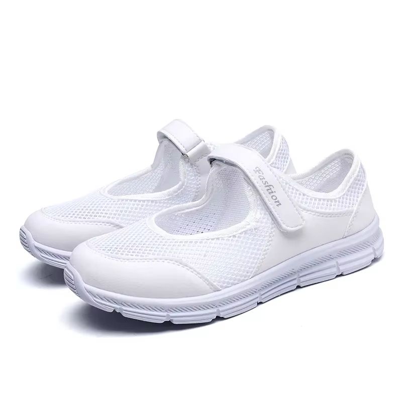Womens Breathable Mesh Vulcanized Sneakers  Lightweight Walking  Casual Work Shoes 10