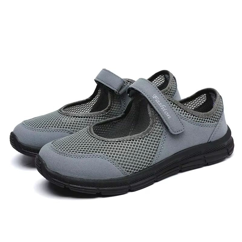 Womens Breathable Mesh Vulcanized Sneakers  Lightweight Walking  Casual Work Shoes 8