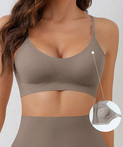 Soft Seamless Breathable Bra Without Steel Ring
