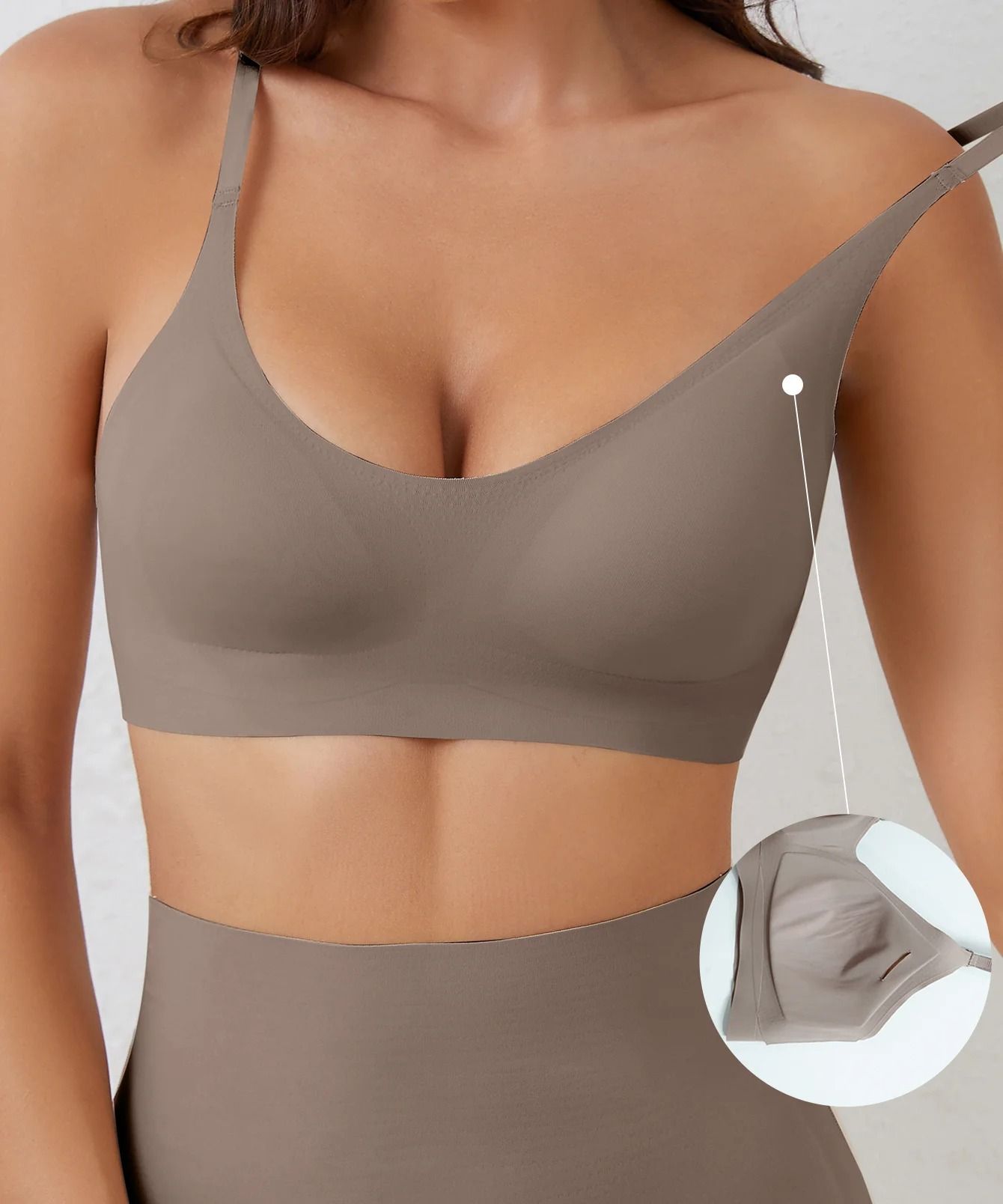 Soft Seamless Breathable Bra Without Steel Ring 4