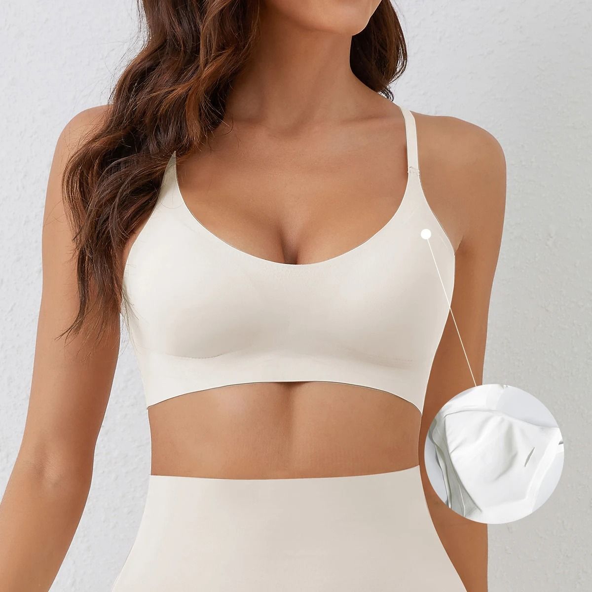 Soft Seamless Breathable Bra Without Steel Ring 14
