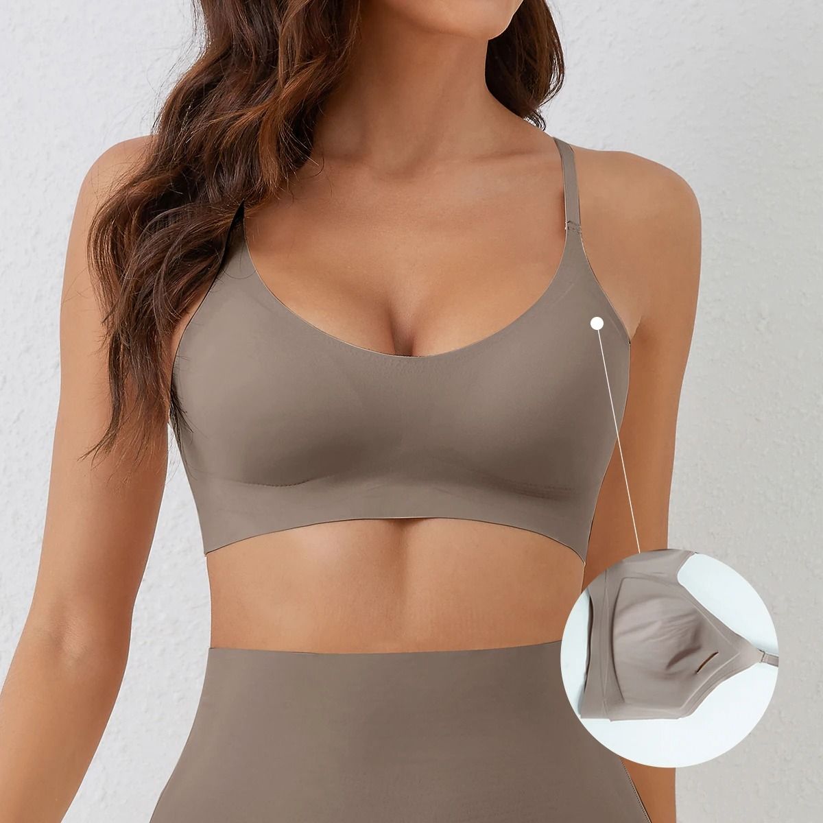 Soft Seamless Breathable Bra Without Steel Ring 8