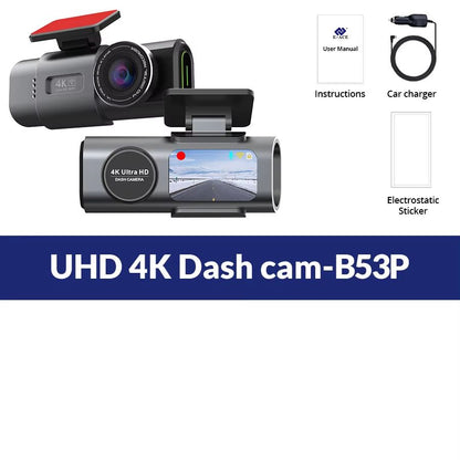 4K UHD Dash Cam With Night Vision  WiFi Car DVR With GPS  24H Parking Monitoring 6