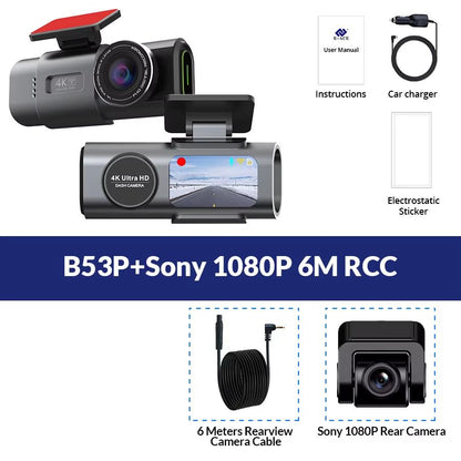 4K UHD Dash Cam With Night Vision  WiFi Car DVR With GPS  24H Parking Monitoring 7