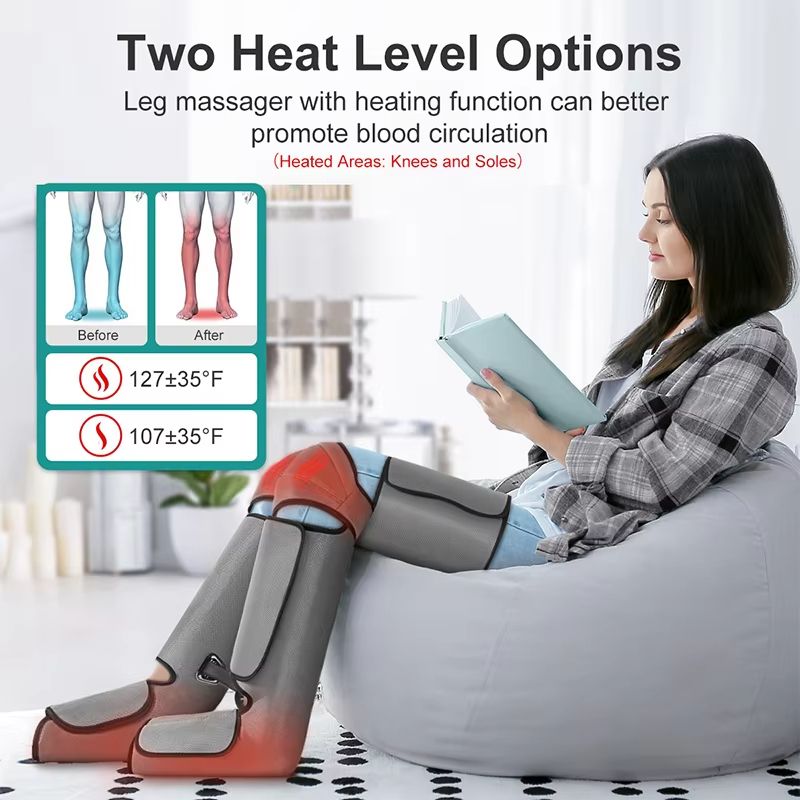 Nekteck Foot  Leg Air Pressure Massager  Shiatsu Air Compression Therapy For Circulation  Muscle Re 2