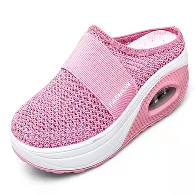 Womens Fashion Wedge Slide Slippers  Open Toe Summer Sandals For Comfort  Style 6