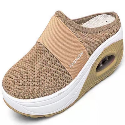 Womens Fashion Wedge Slide Slippers  Open Toe Summer Sandals For Comfort  Style 7
