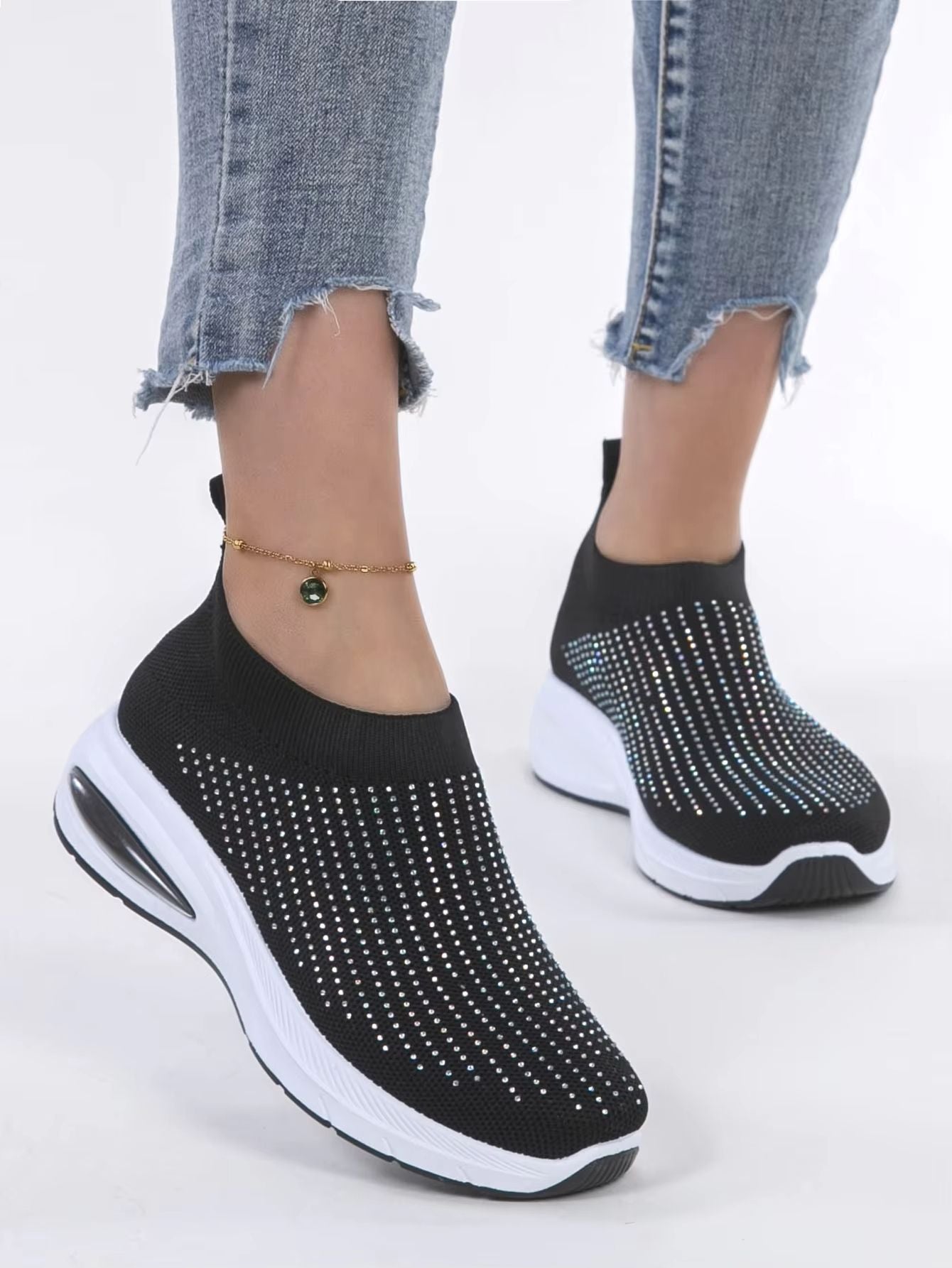 Women Sneakers Fashion Breathable Mesh Casual Walking Shoes Lightweight NonSlip Flat Sports Shoes 7