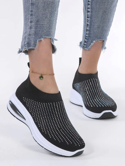 Women Sneakers Fashion Breathable Mesh Casual Walking Shoes Lightweight NonSlip Flat Sports Shoes 7