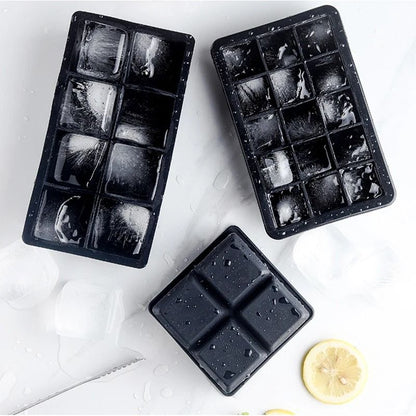 Silicone Ice Cube Molds Reusable Cocktail Freezer Tray 2
