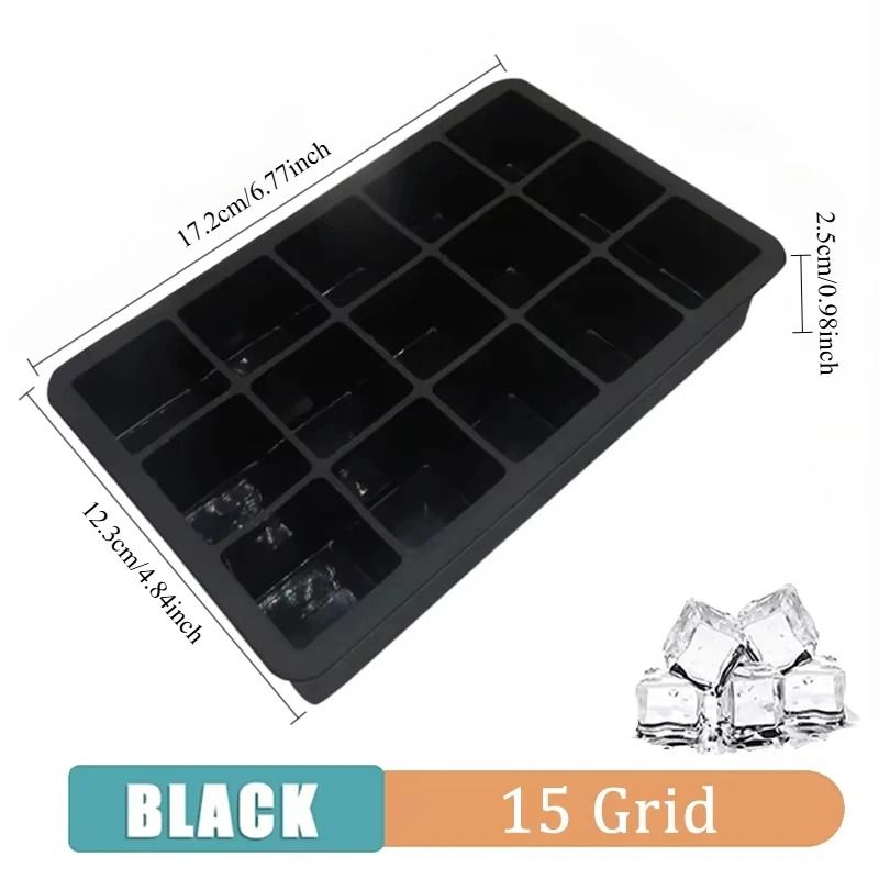 Silicone Ice Cube Molds Reusable Cocktail Freezer Tray 11