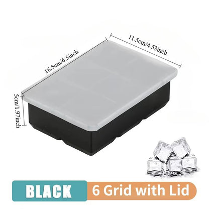 Silicone Ice Cube Molds Reusable Cocktail Freezer Tray 13