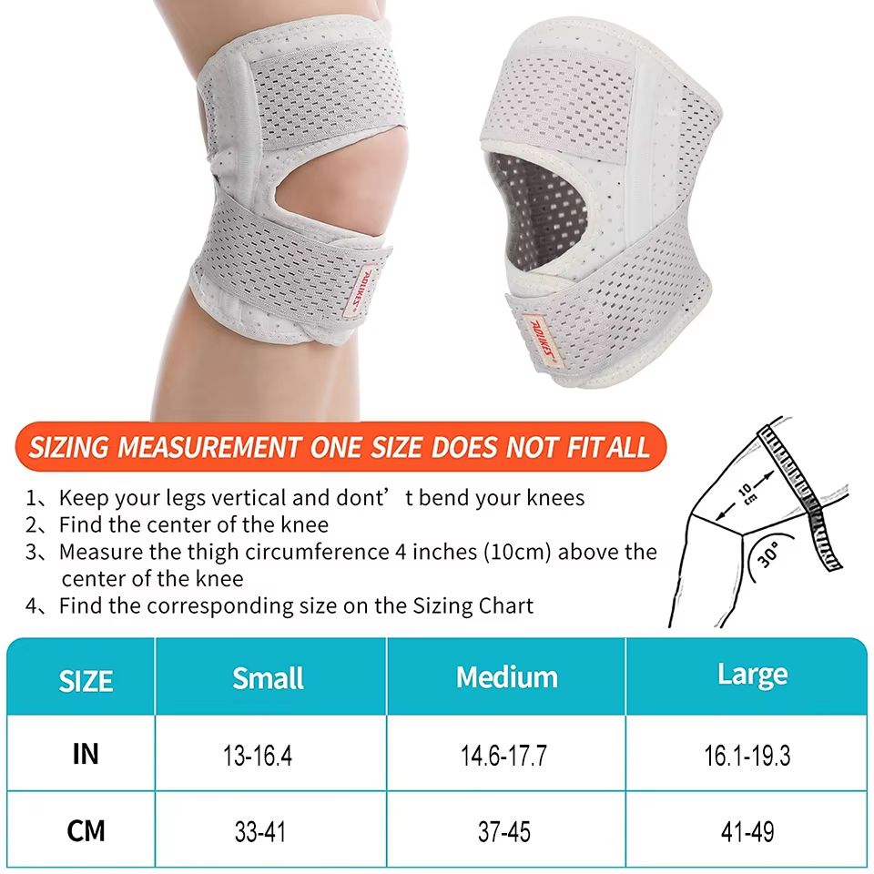 AOLIKES Knee Brace Adjustable Support With Side Stabilizers For Pain Relief And Meniscus Tear Recov 1