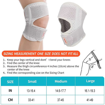 AOLIKES Knee Brace Adjustable Support With Side Stabilizers For Pain Relief And Meniscus Tear Recov 1