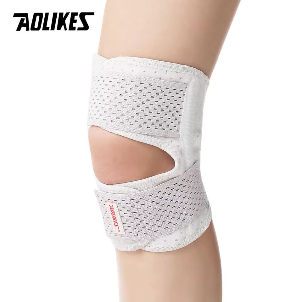 AOLIKES Knee Brace Adjustable Support With Side Stabilizers For Pain Relief And Meniscus Tear Recov 7
