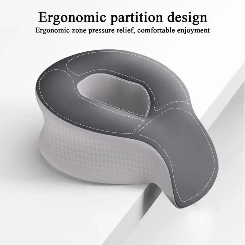 Ergonomic Lying Down Memory Foam Pillow 180 Degree Rotating Face Support