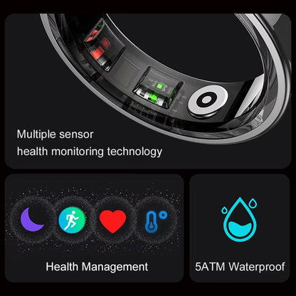 COLMI R09 Smart Ring With Charging Case  Body Temperature Sleep Monitor Bluetooth Health Ring For A 1