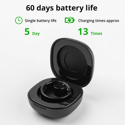 COLMI R09 Smart Ring With Charging Case  Body Temperature Sleep Monitor Bluetooth Health Ring For A 4